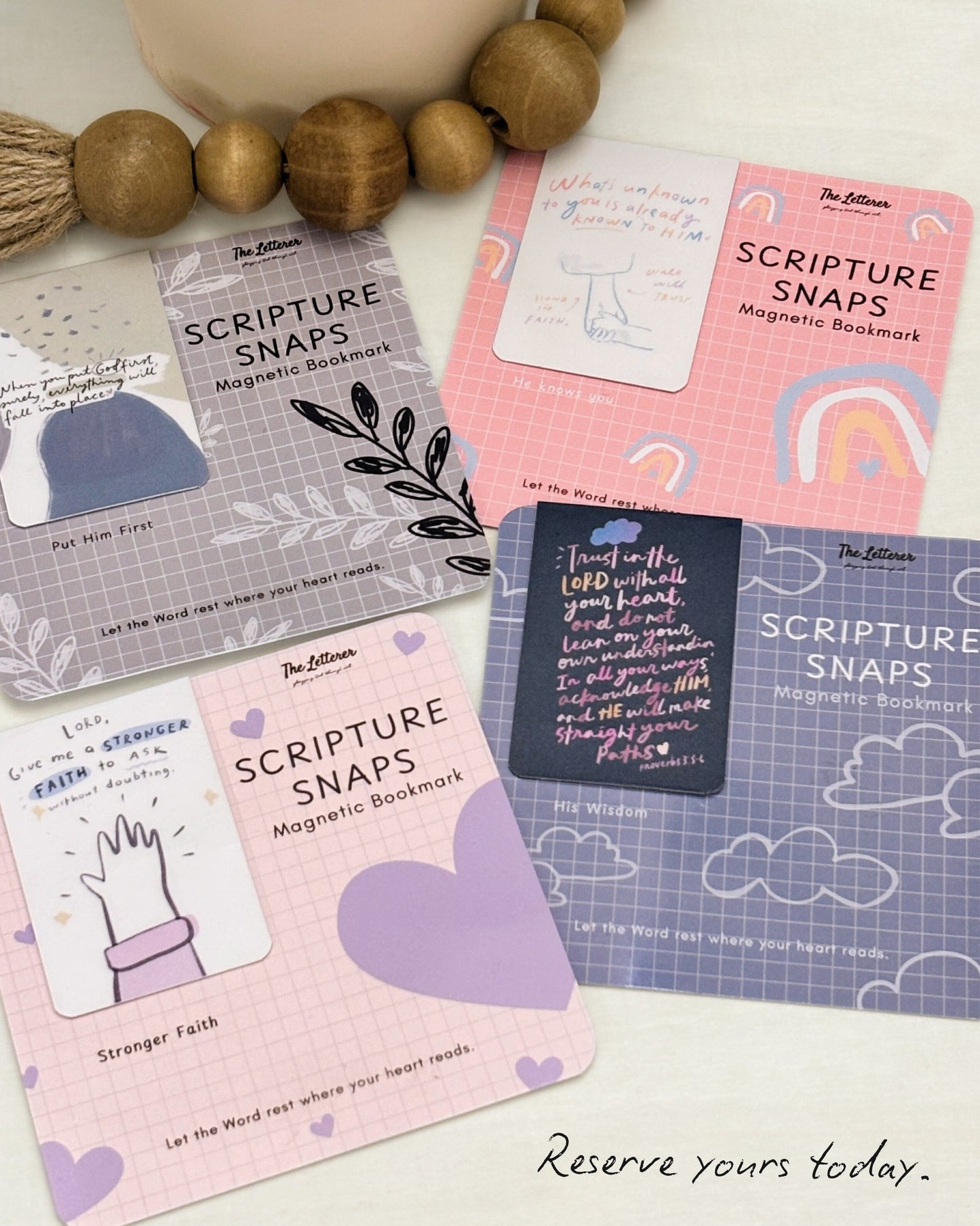 Scripture Snaps Magnetic Bookmarks