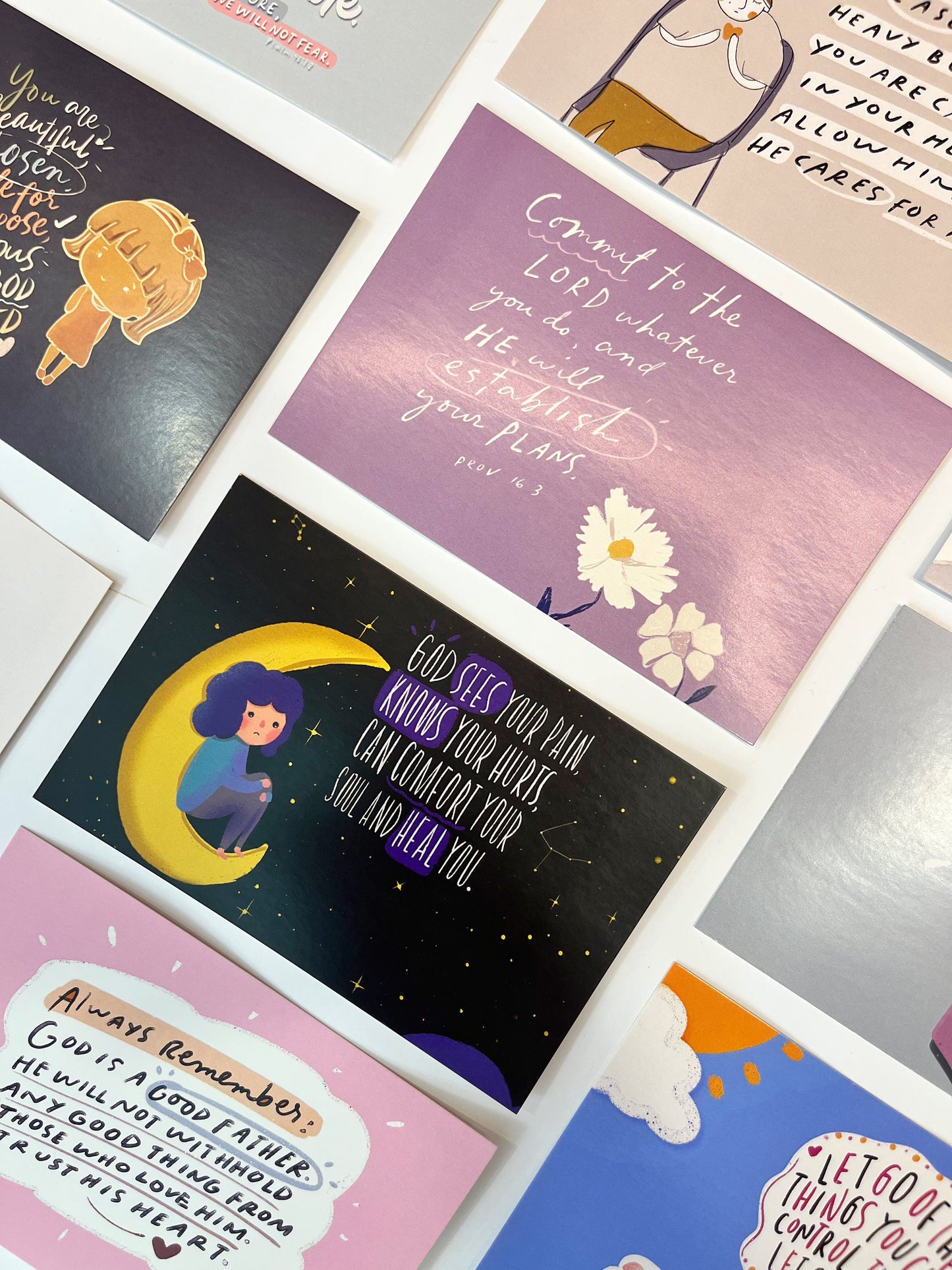 The Letterer Faith-inspired Postcards