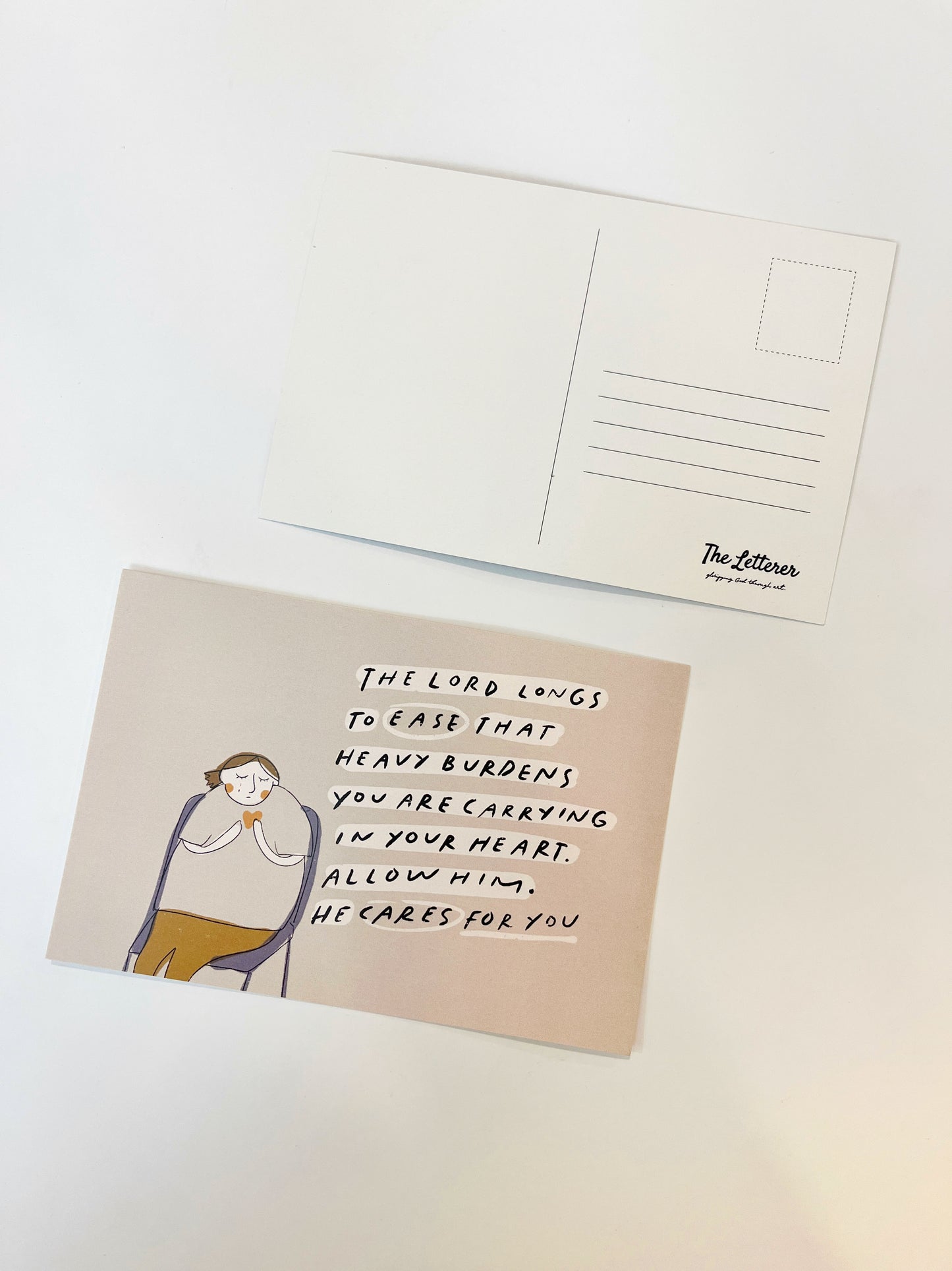 The Letterer Faith-inspired Postcards