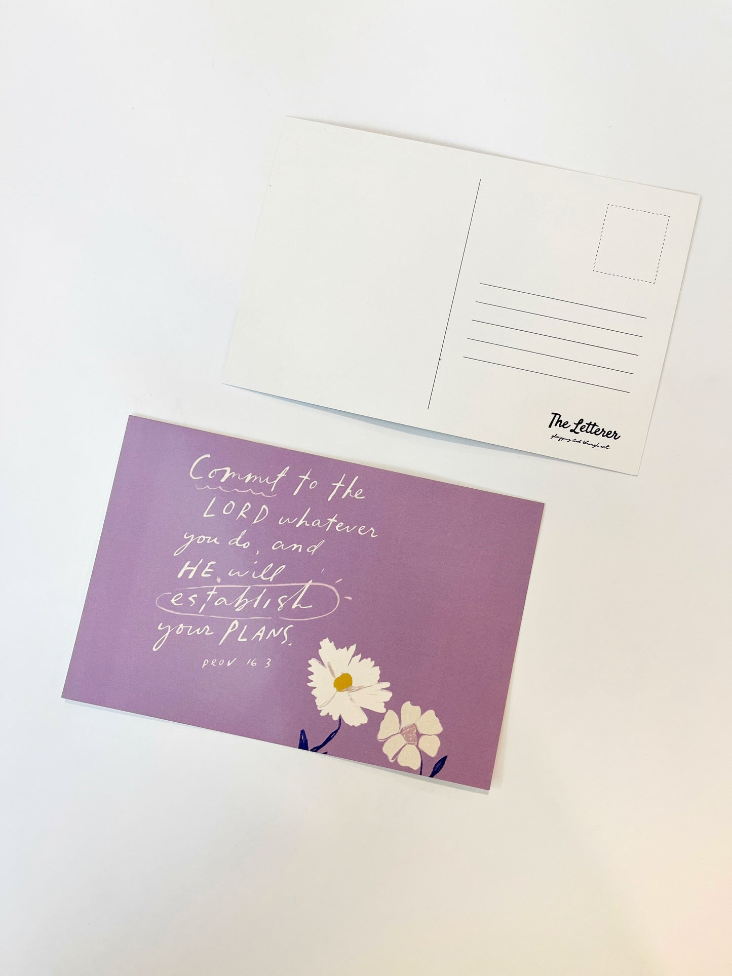 The Letterer Faith-inspired Postcards
