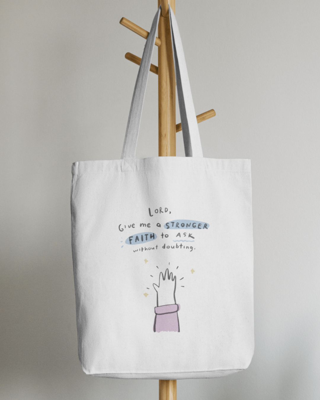 The Letterer Faith-Inspired Tote Bag