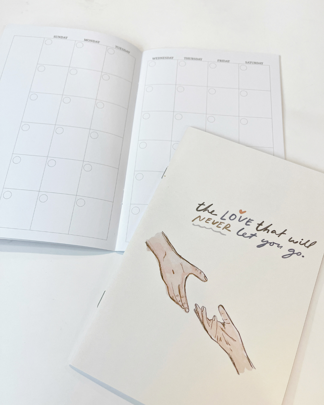 The Letterer Undated Monthly Planner – Planner on the Go!