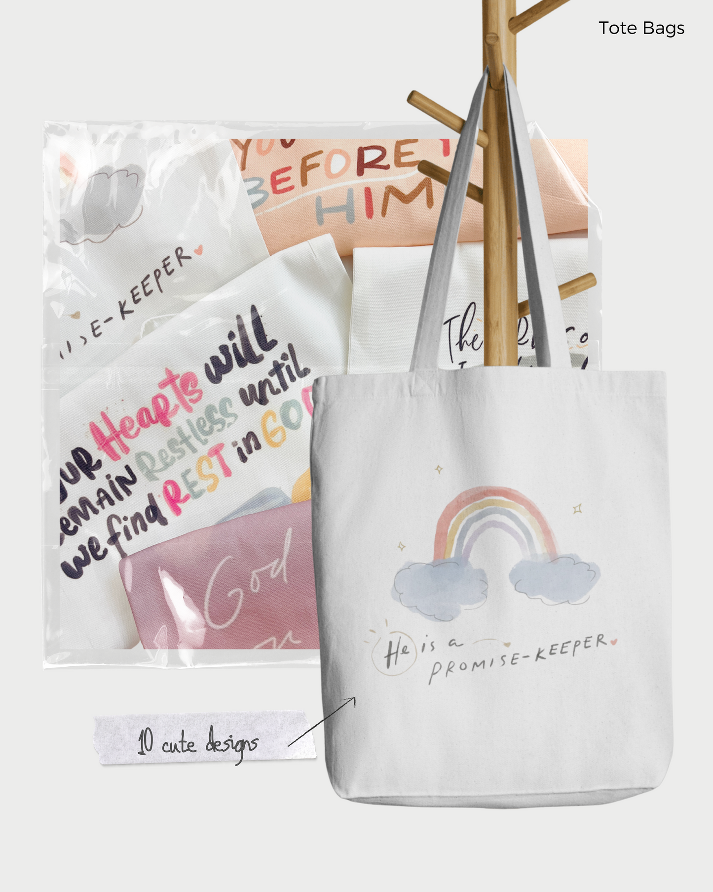 The Letterer Faith-Inspired Tote Bag