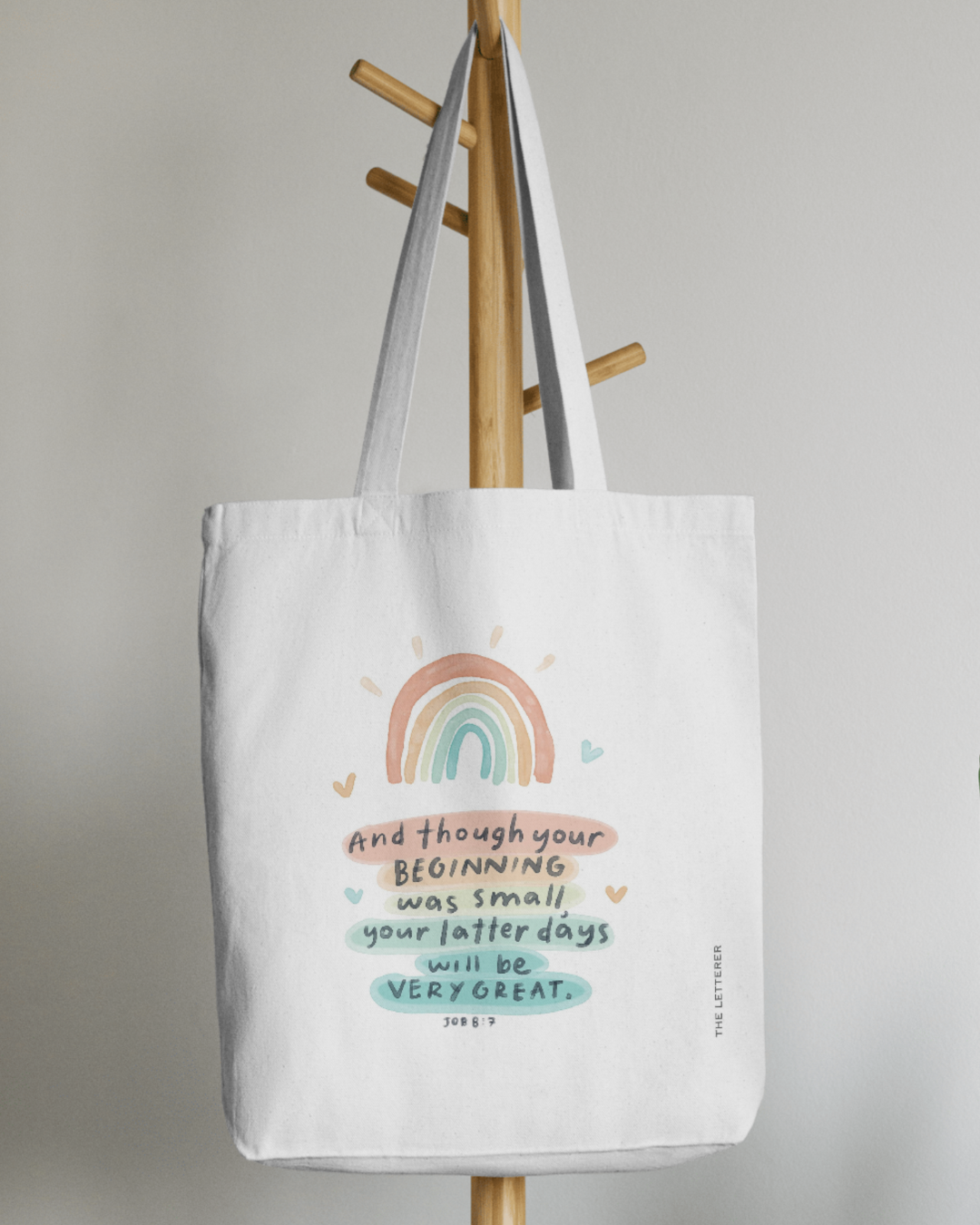 The Letterer Faith-Inspired Tote Bag