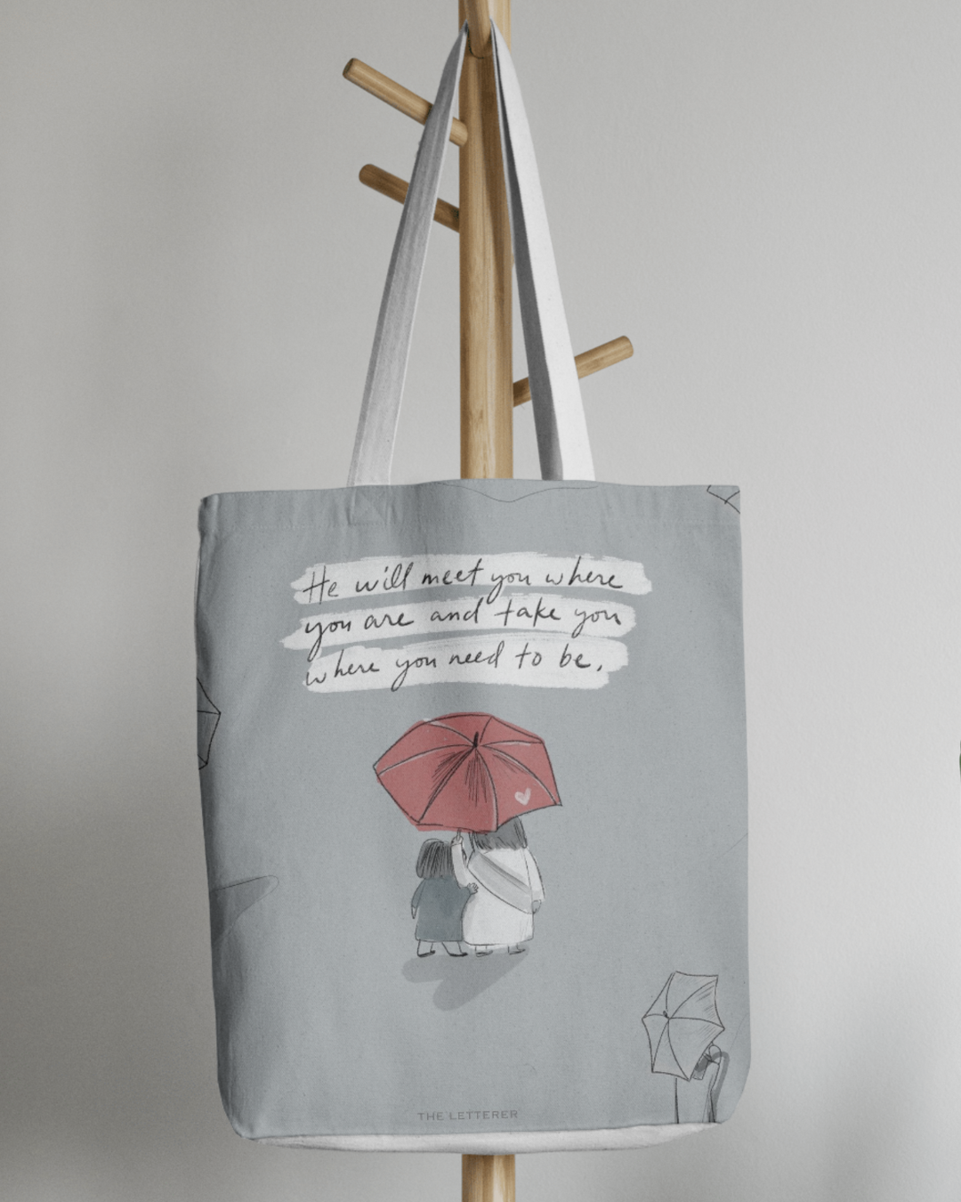 The Letterer Faith-Inspired Tote Bag