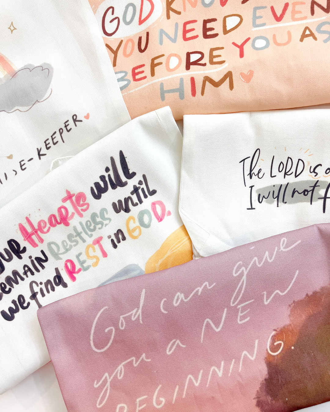 The Letterer Faith-Inspired Tote Bag