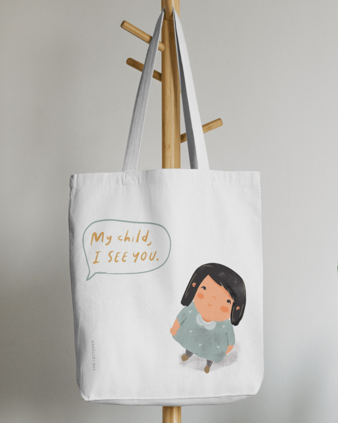 The Letterer Faith-Inspired Tote Bag