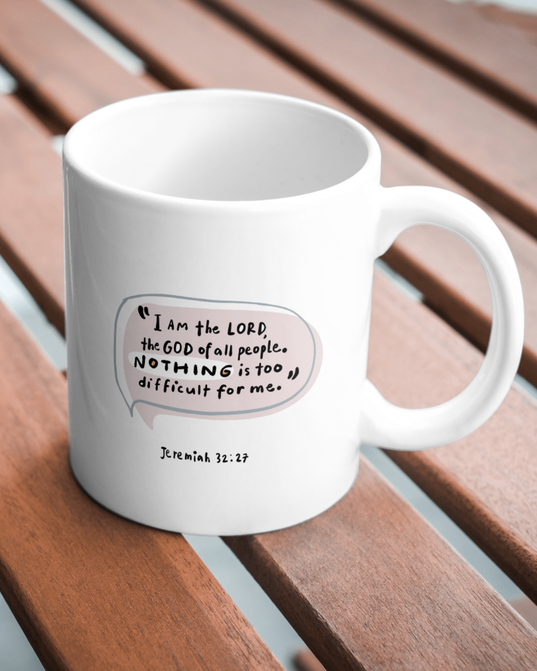 The Letterer Faith-Inspired Mug